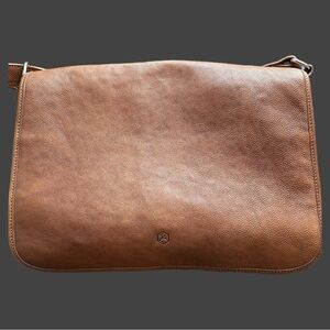 Italian Leather Messenger Bag